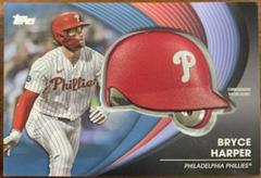 Bryce Harper [Blue] #BH-BH Baseball Cards 2022 Topps Batting Helmet Relic Prices