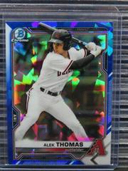 Alek Thomas #BDC-105 Baseball Cards 2021 Bowman Draft Sapphire Prices