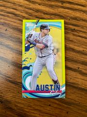 Austin Riley [Chartreuse] #MRIP-ARY Baseball Cards 2022 Topps Rip Mini Prices