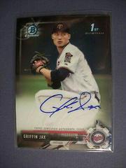 Griffin Jax Baseball Cards 2017 Bowman Chrome Prospects Autographs Prices