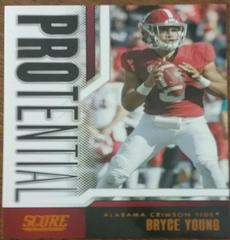 Bryce Young [Orange] #1 Football Cards 2023 Panini Score Protential Prices
