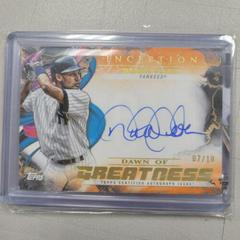 Derek Jeter [Orange] Baseball Cards 2023 Topps Inception Dawn of Greatness Autographs Prices