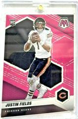 Justin Fields [Pink Fluorescent] Football Cards 2021 Panini Mosaic Prices