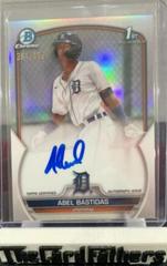 Abel Bastidas [Refractor] Baseball Cards 2023 Bowman Chrome Prospect Autographs Prices