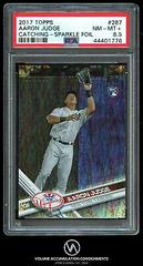 Aaron Judge [Catching Sparkle Foil] #287 Baseball Cards 2017 Topps Prices