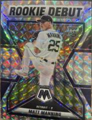 Matt Manning [Mosaic] Baseball Cards 2022 Panini Mosaic Rookie Debut Prices