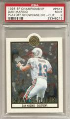 Dan Marino [Die Cut] #PS12 Football Cards 1995 SP Championship Playoff Showcase Prices