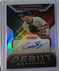 Connor Brogdon [Silver Prizm] #DS-CB Baseball Cards 2022 Panini Prizm Debut Signatures Prices