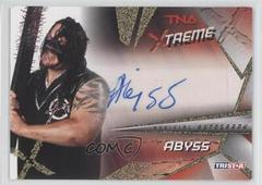 Abyss [Gold] #X44 Wrestling Cards 2010 TriStar TNA Xtreme Autographs Prices
