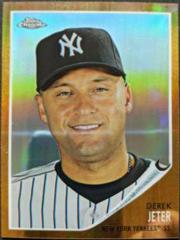 Derek Jeter [Refractor] Baseball Cards 2011 Topps Heritage Chrome Prices