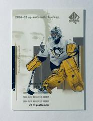 Marc-Andre Fleury Hockey Cards 2004 SP Authentic Prices