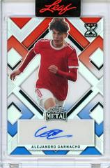 Alejandro Garnacho [Prismatic Red White Blue] Soccer Cards 2022 Leaf Metal Autographs Prices