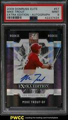 Mike Trout [Autograph] #57 Baseball Cards 2009 Donruss Elite Extra Edition Prices