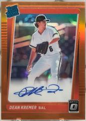 Dean Kremer [Orange] #RRS-DK Baseball Cards 2021 Panini Donruss Optic Rated Rookie Signatures Prices