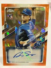 Brady Singer [Orange] #RA-BS Baseball Cards 2021 Topps Chrome Update Sapphire Rookie Autographs Prices