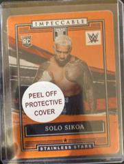 Solo Sikoa [Orange] Wrestling Cards 2022 Panini Impeccable WWE Stainless Stars Prices
