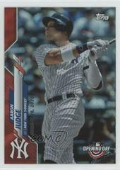 Aaron Judge [Red Foil] #31 Baseball Cards 2020 Topps Opening Day Prices