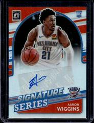 Aaron Wiggins [Holo] #SS-AWG Basketball Cards 2021 Panini Donruss Optic Signature Series Prices