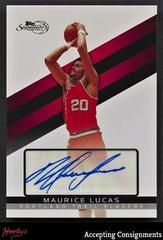 Maurice Lucas Basketball Cards 2008 Topps Signature Autographs Prices