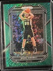Manu Ginobili [Green Shimmer] #296 Basketball Cards 2022 Panini Prizm Prices