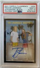 Trevor Lawrence [Autograph Black] #40A Football Cards 2021 Topps X Trevor Lawrence Prices