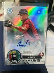 Royce Lewis [Autograph Refractor] Baseball Cards 2018 Bowman Scouts' Top 100 Prices