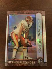 Stephen Alexander [Interstate Refractor] #115 Football Cards 1999 Bowman Chrome Prices