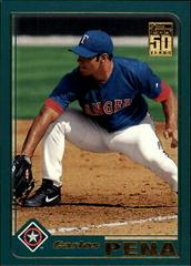 Carlos Pena #T187 Baseball Cards 2001 Topps Traded Prices