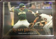 Rickey Henderson [Orange Refractor] Baseball Cards 2019 Stadium Club Chrome Prices