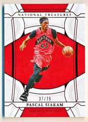 Pascal Siakam #100 Basketball Cards 2021 Panini National Treasures Prices