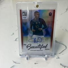 Kylian Mbappe [Red] #BA-KM Soccer Cards 2022 Panini Donruss Beautiful Game Autographs Prices