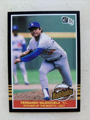 Fernando Valenzuela #28 Baseball Cards 1985 Donruss Highlights Prices
