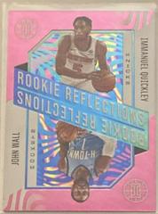 John Wall, Immanuel Quickley [Pink] Basketball Cards 2020 Panini Illusions Rookie Reflections Prices