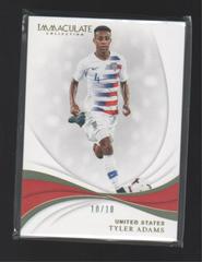 Tyler Adams [Gold] #80 Soccer Cards 2018 Panini Immaculate Prices
