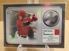 Robert Hassell #MM-8 Baseball Cards 2022 Bowman Platinum Minted in Merit Prices