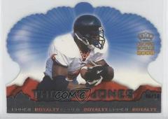 Thomas Jones [Die Cut] #10 Football Cards 2000 Pacific Crown Royale Rookie Royalty Prices