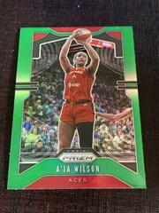A'ja Wilson [Prizm Green] #18 Basketball Cards 2020 Panini Prizm WNBA Prices