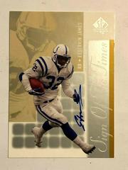 Edgerrin James Football Cards 2000 SP Authentic Sign of the Times Prices