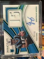 Jonathan Mingo [Emerald] #19 Football Cards 2023 Panini Immaculate Numbers Rookie Patch Autograph Prices