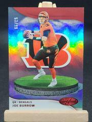 Joe Burrow [Red] #FF-5 Football Cards 2023 Panini Certified Franchise Foundations Prices