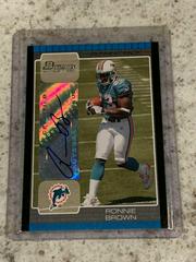 Ronnie Brown [Autograph] #113 Football Cards 2005 Bowman Prices