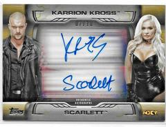 Karrion Kross, Scarlett [Gold] #DA-KS Wrestling Cards 2021 Topps WWE Undisputed Dual Autographs Prices