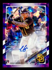 Luis Campusano [Purple] #RA-LC Baseball Cards 2021 Topps Chrome Sapphire Rookie Autographs Prices