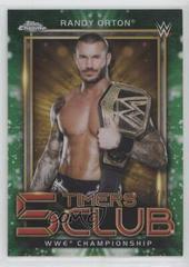 Randy Orton [Green Refractor] Wrestling Cards 2021 Topps Chrome WWE 5 Timers Club Prices