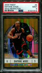 Dwyane Wade [Gold Refractor] Basketball Cards 2006 Finest Prices