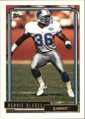 Bennie Blades #510 Football Cards 1992 Topps Gold Prices