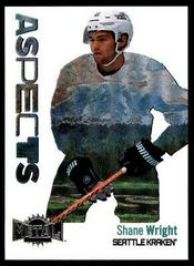 Shane Wright [Autograph ] #A-30 Hockey Cards 2022 Skybox Metal Universe Aspects Prices