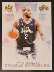 Kawhi Leonard #11 Basketball Cards 2022 Panini Court Kings Double Exposure Prices
