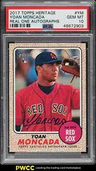 Yoan Moncada #YM Baseball Cards 2017 Topps Heritage Real One Autographs Prices