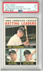 AL Batting Leaders [Yastrzmski, Kaline, Rollins] #8 Baseball Cards 1964 Topps Prices